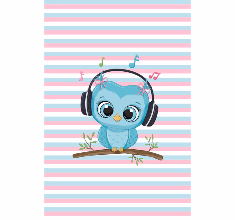 Musical coruja infantil cega - TenStickers