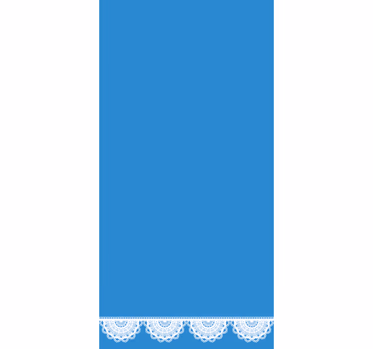 Cortina elegante decoração de renda para sala de estar - TenStickers