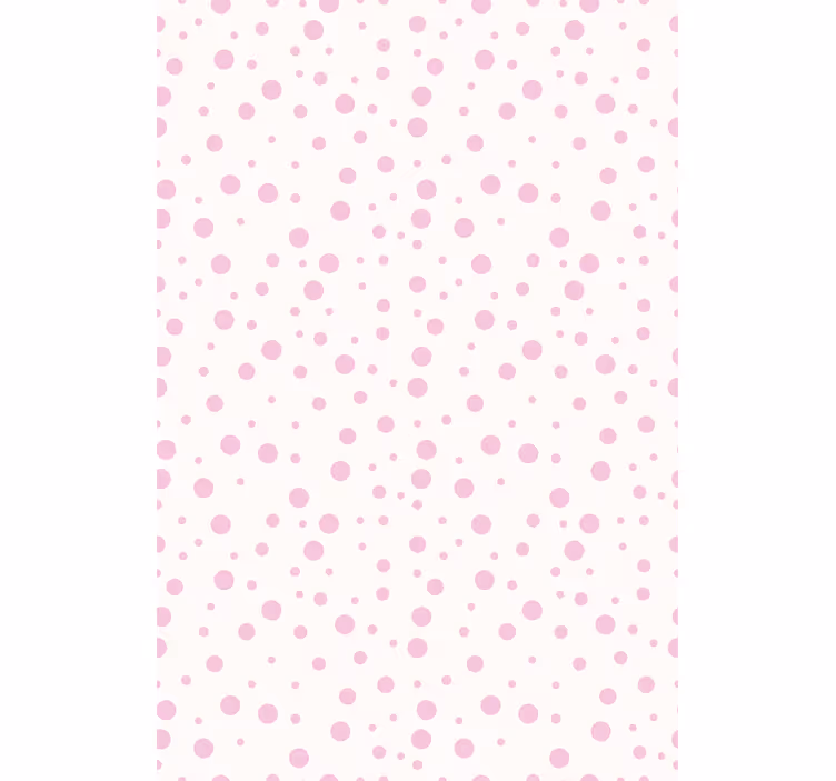Estore de rolo juvenil padrões pontilhados rosa - TenStickers