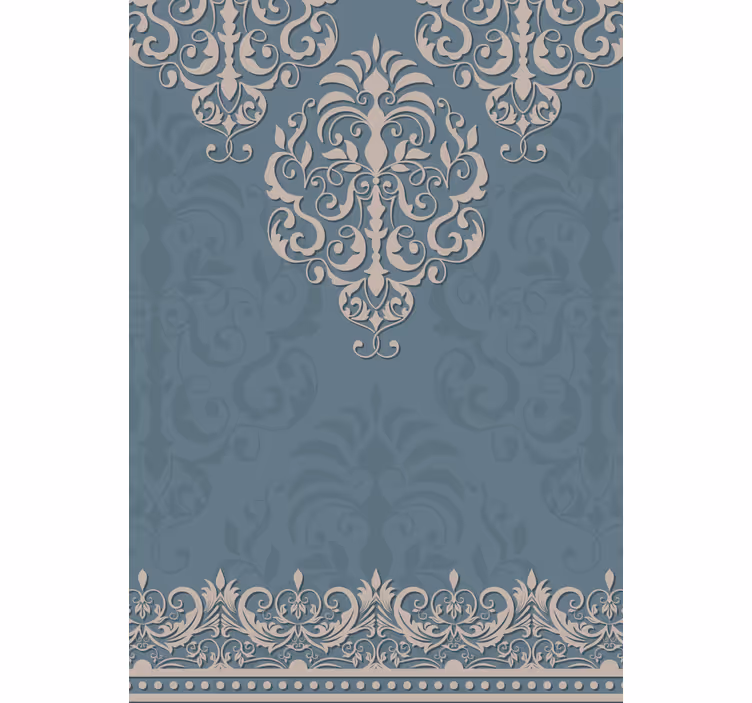 Moldura de espelho floral pintura cega - TenStickers