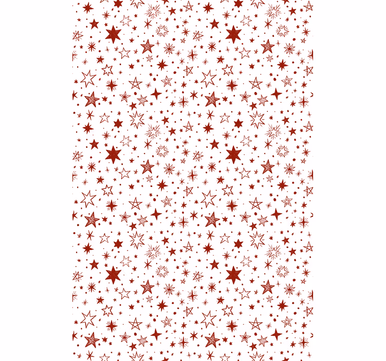 Estrela em aquarela vermelha cega moderna - TenStickers