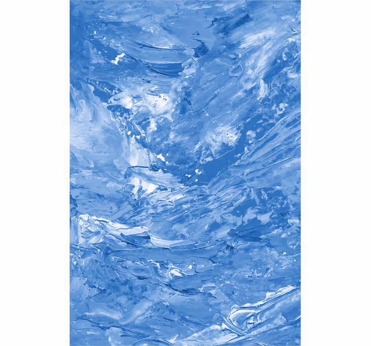 Pintura azul textura nuvem cega - TenStickers