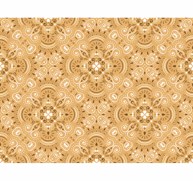 Padrão ornamental bege vintage clássico cego - TenStickers
