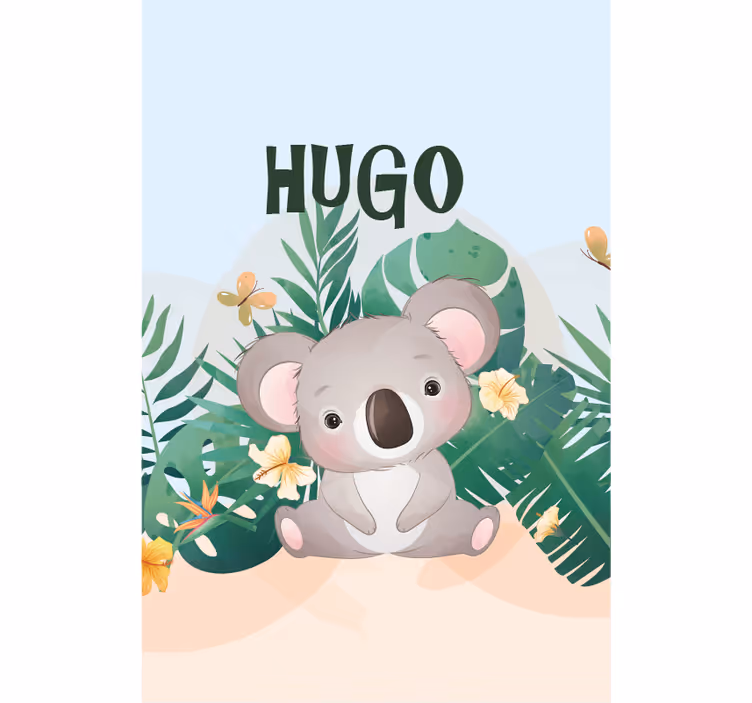 Coala fofo para menino com cego de berçário - TenStickers