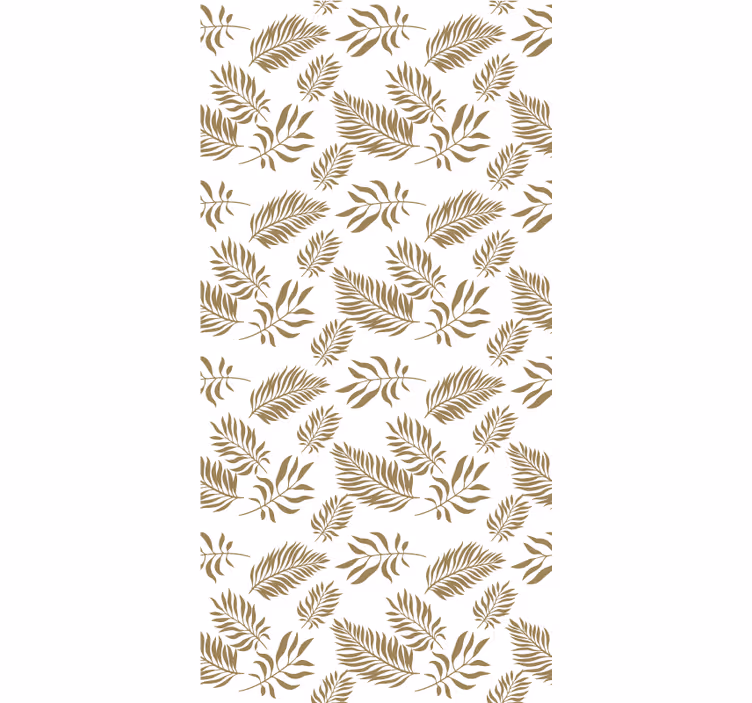 Folhas finas listradas, flores e plantas cegas - TenStickers