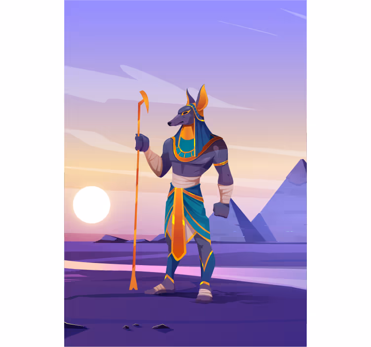 Estore de rolo de super-heróis figura guardiã de anúbis - TenStickers