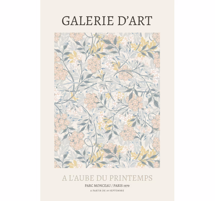 Galerie d'art pintura cega de pôster - TenStickers