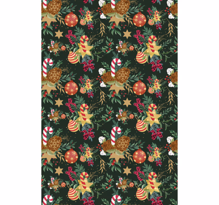 Estore de rolo florais elementos de doces festivos - TenStickers