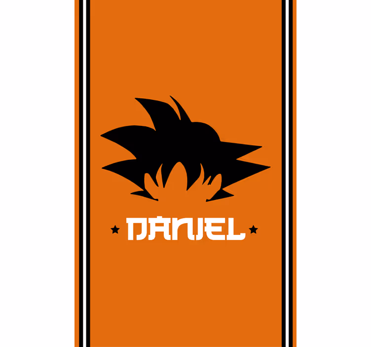 Estore de rolo de super-heróis goku personalizável - TenStickers