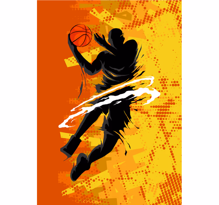 Jogador de basquete mais esportes estores - TenStickers