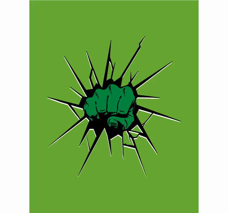 Estore de rolo de super-heróis punho verde - TenStickers