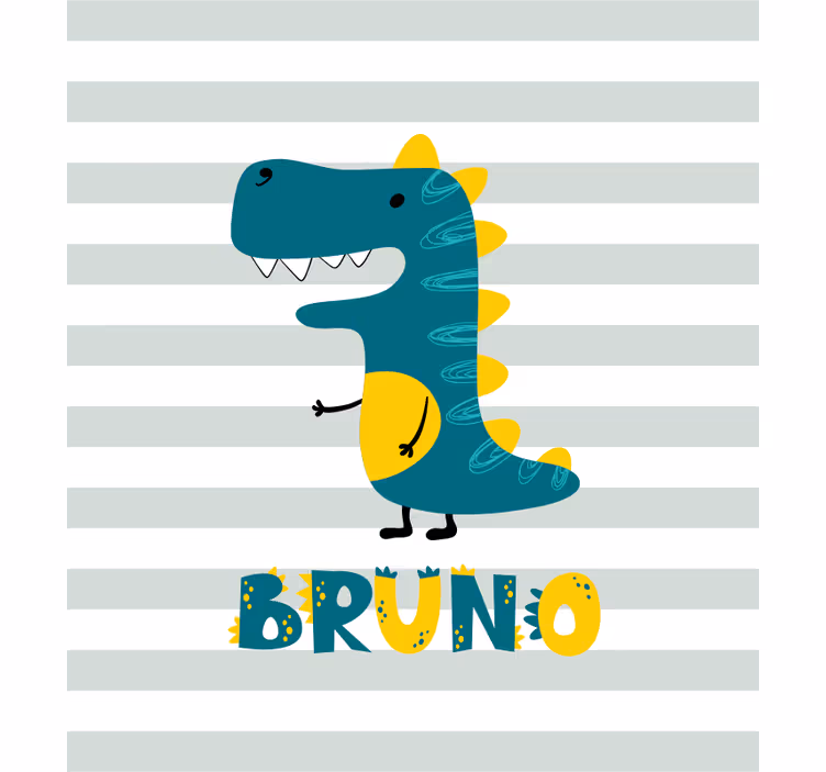 Estore de rolo de dinossauros jurássico personalizável - TenStickers