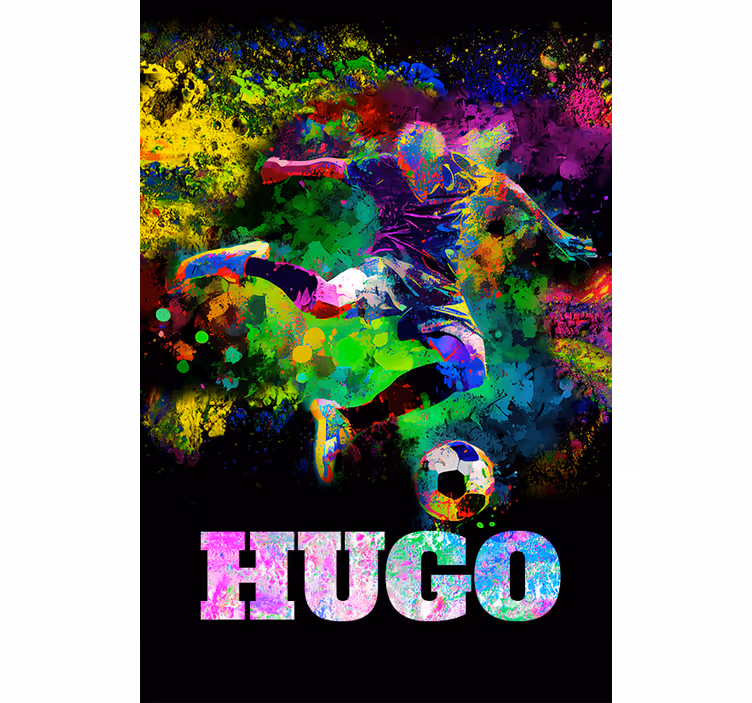 Estore de rolo futebol desenho colorido - TenStickers