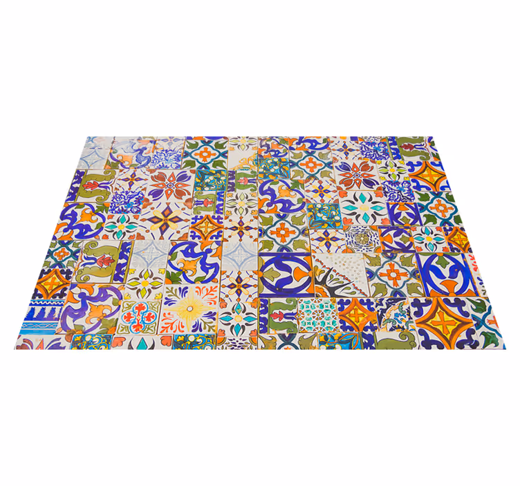 Individuais de mesa originais hidráulica marroquina - TenStickers