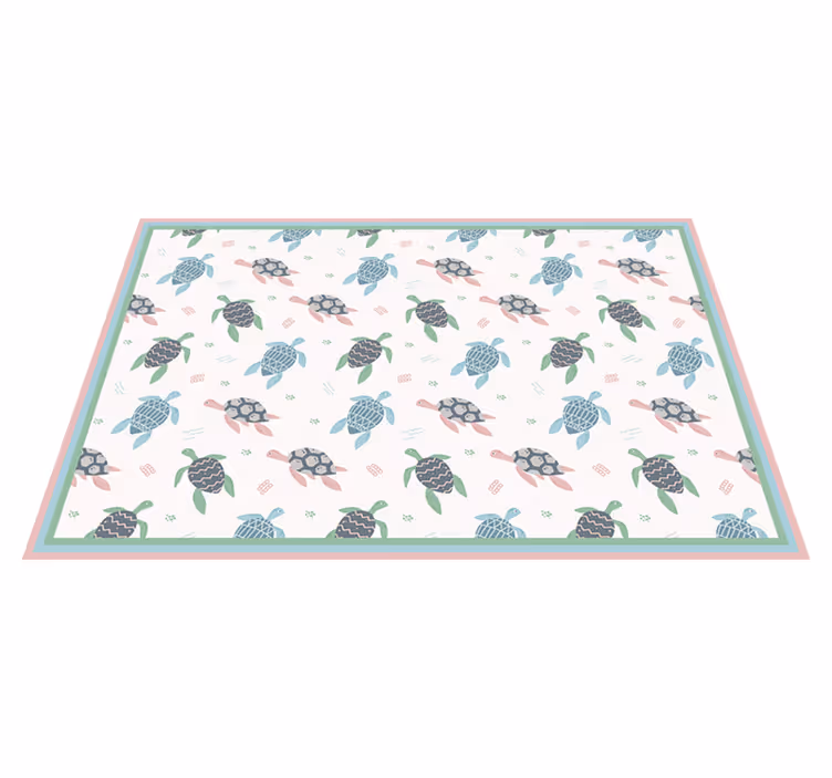 Individuais de mesa infantis com tema de tartaruga - TenStickers