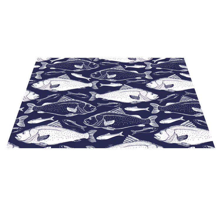 Individuais de mesa Peixe no fundo do mar - TenStickers