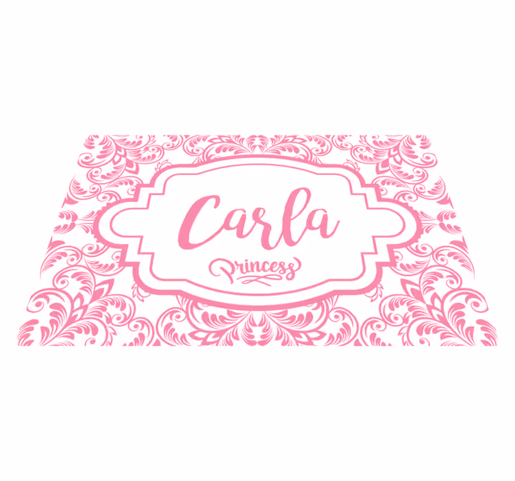 Individuais de mesa com nome design elegante - TenStickers