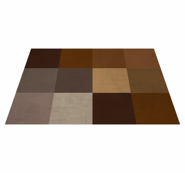 Quadrados marrons com individuais de mesa elegantes - TenStickers