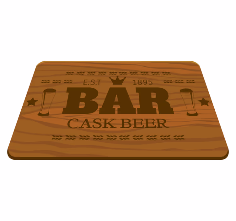 individuais de mesa imitação de madeira - TenStickers