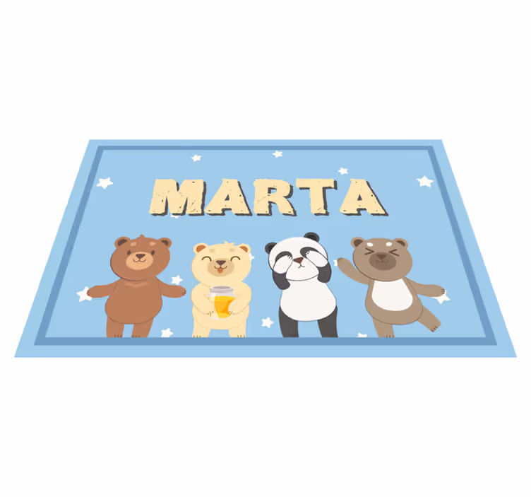 individual de mesa customizável para crianças - TenStickers