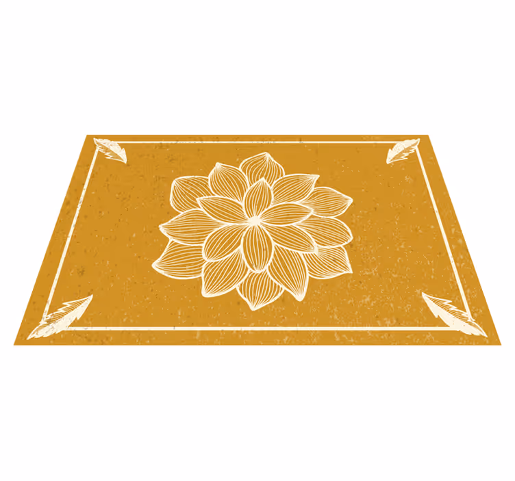 Individuais de mesa originais com motivo botânico elegante - TenStickers
