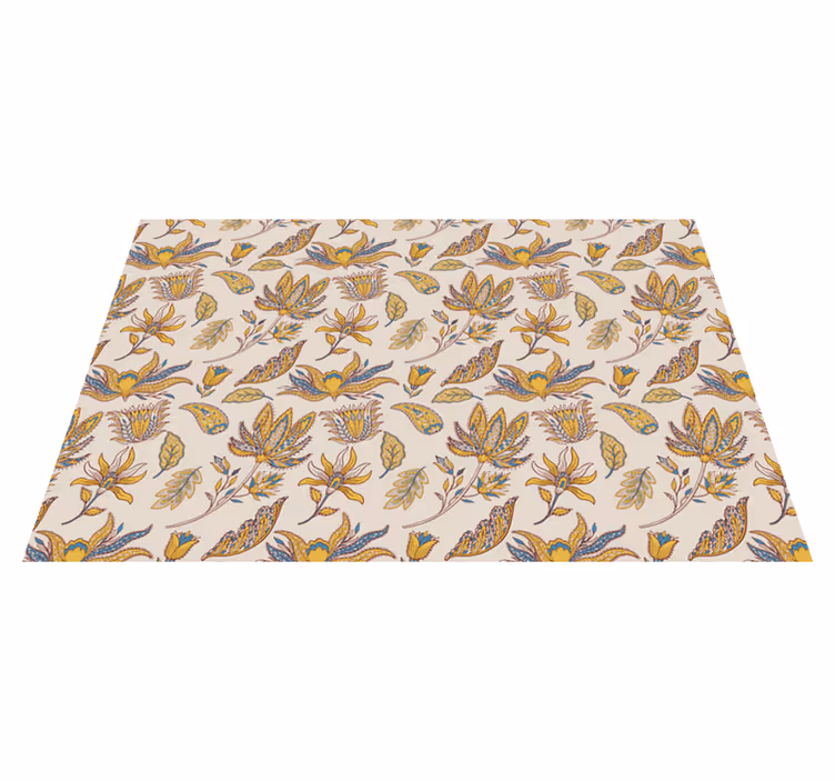 Individuais de mesa originais com padrão de folhas botânicas - TenStickers