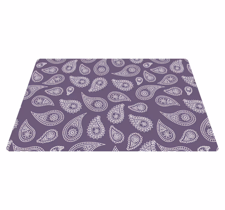 Individuais de mesa originais com estampa paisley - TenStickers