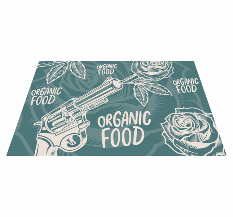 Individuais de mesa originais revolver alimentos orgânicos - TenStickers