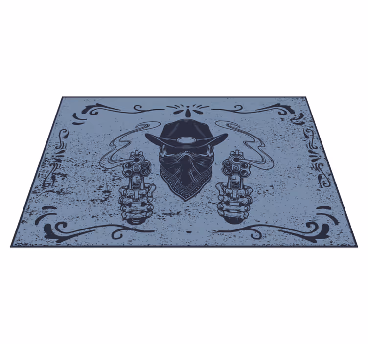 Individuais de mesa originais cowboy com armas - TenStickers