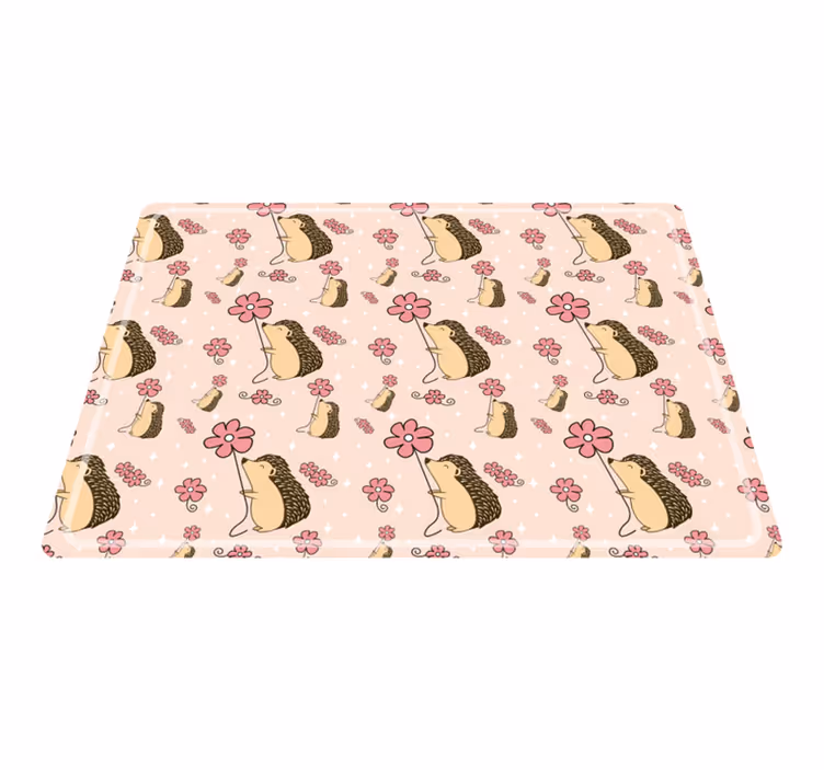 Individuais de mesa originais estampa de ouriço-cavalo - TenStickers