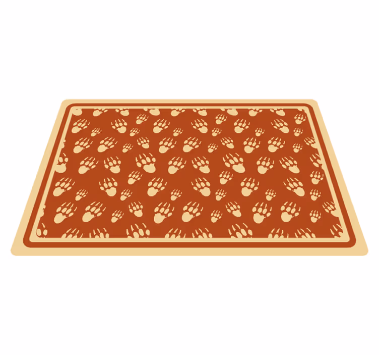 Individuais de mesa Pegada de porco-espinho - TenStickers