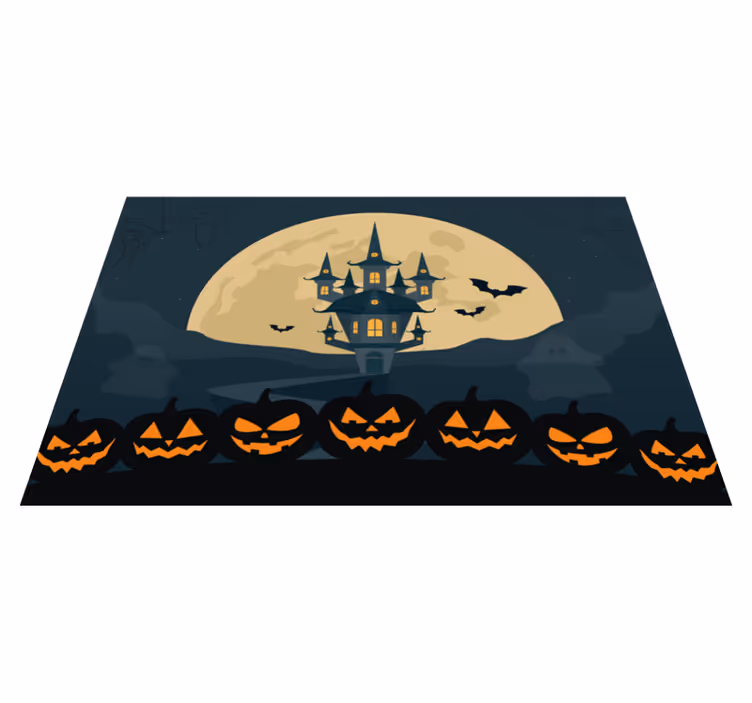 individual de mesa de halloween de vinil gótico - TenStickers