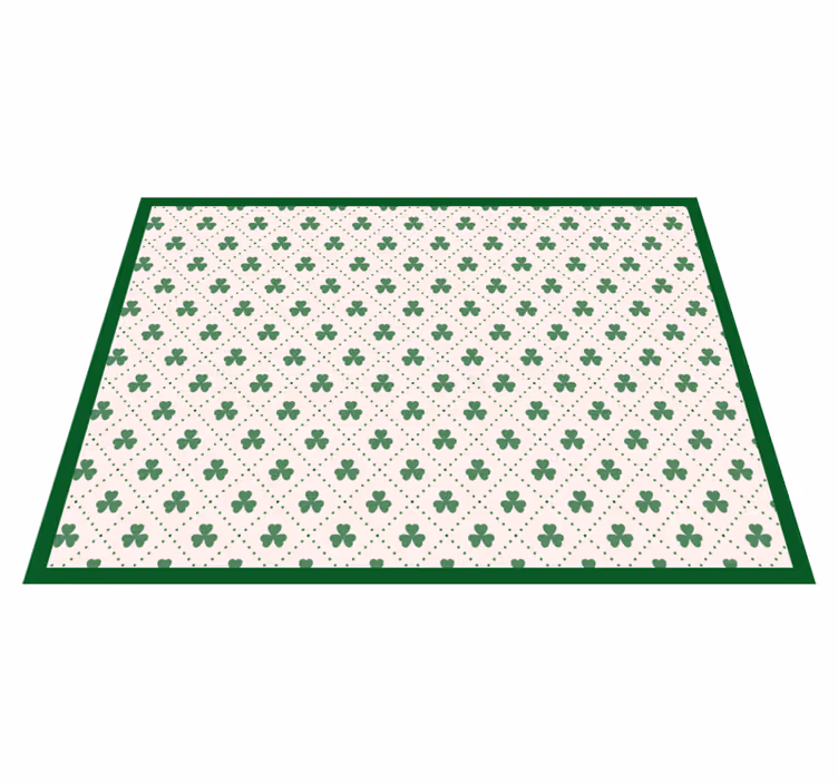 Individuais de mesa originais com superfície de trevo - TenStickers