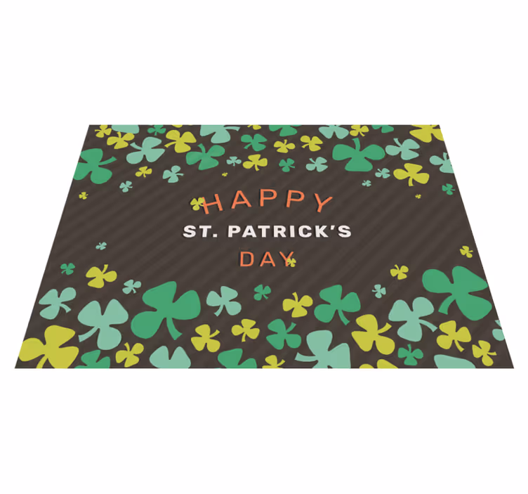 Individuais de mesa originais Feliz dia de st. Patrick - TenStickers