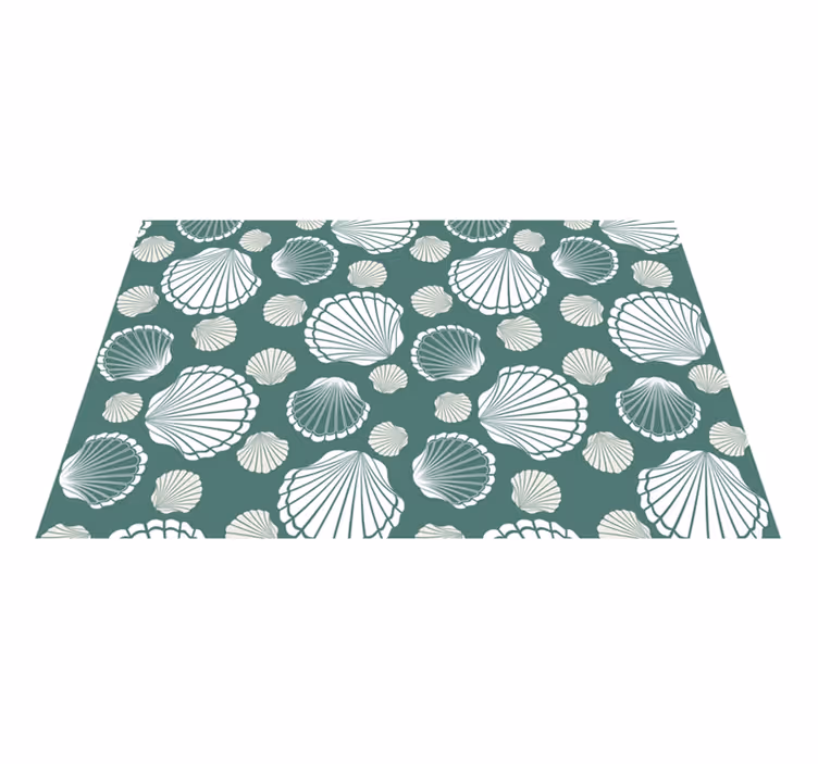 Individuais de mesa originais com motivos de conchas - TenStickers