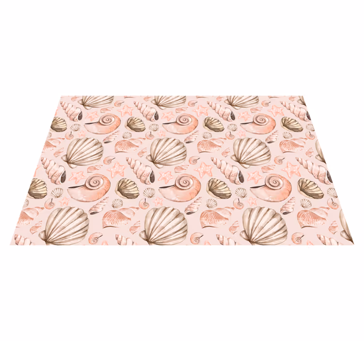Individuais de mesa originais com superfície de conchas - TenStickers
