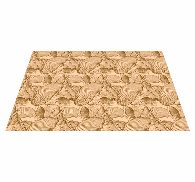Individuais de mesa de texturas superfície de concha - TenStickers