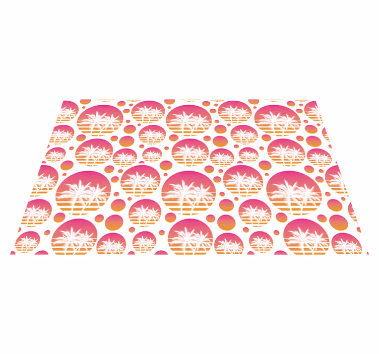 Individuais de mesa originais motivos de palma tropical - TenStickers