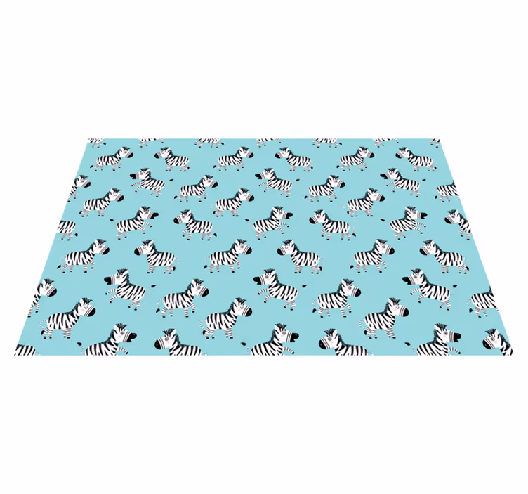Individuais de mesa originais com superfície de zebra - TenStickers