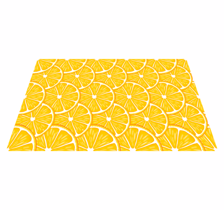 Individuais de mesa originais padrão limão fresco - TenStickers