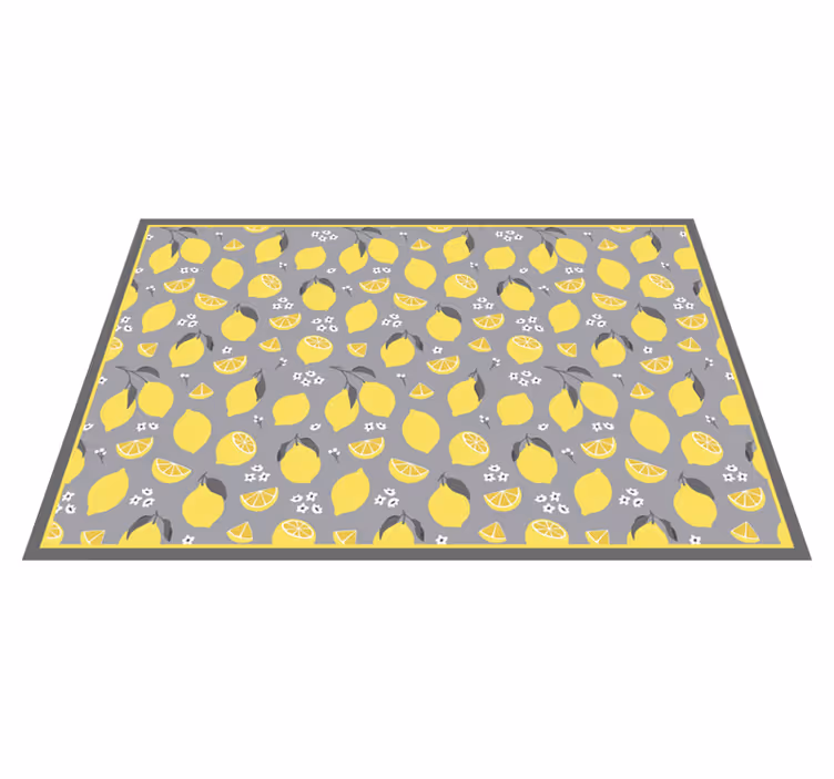 Individuais de mesa originais com estampa de limão - TenStickers