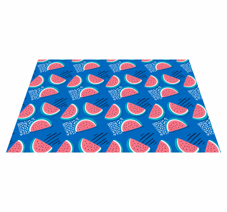 Individuais de mesa originais padrão de melancia - TenStickers