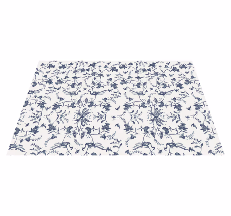 Individuais de mesa de texturas inspiração floral elegante - TenStickers