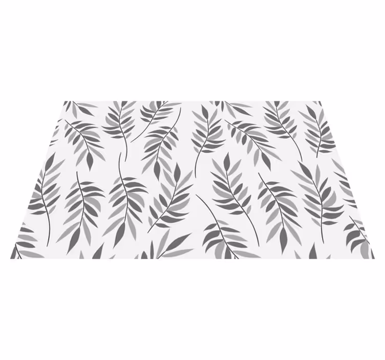 Individuais de mesa de texturas padrão de folhas elegantes - TenStickers