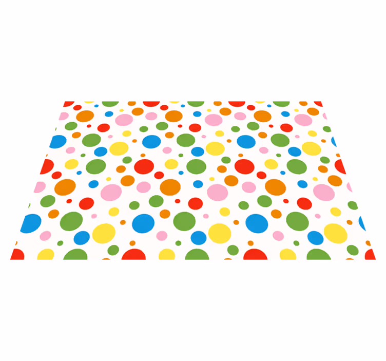 Individuais de mesa elegantes Bolinhas coloridas - TenStickers