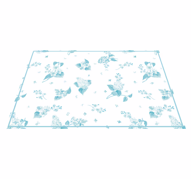 Individuais de mesa modernos com superfície floral - TenStickers