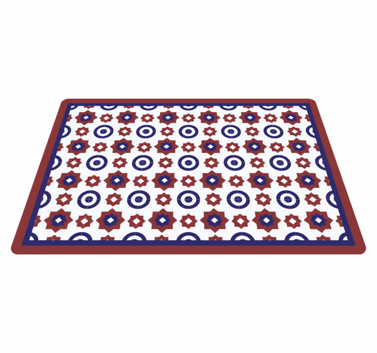 Individuais de mesa modernos com padrão geométrico - TenStickers