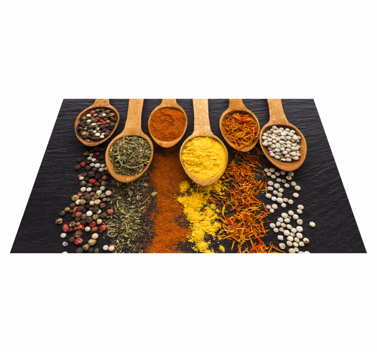 Individuais de mesa originais waffle e especiarias - TenStickers