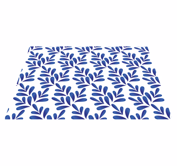 Individuais de mesa elegantes Porcelana azul - TenStickers