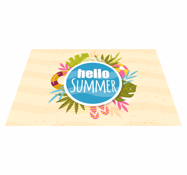 Individuais de mesa originais vibe de verão - TenStickers